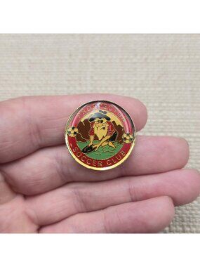 Vintage Prospector Soccer Club Gold Tone Enamel Lapel Pin A82119